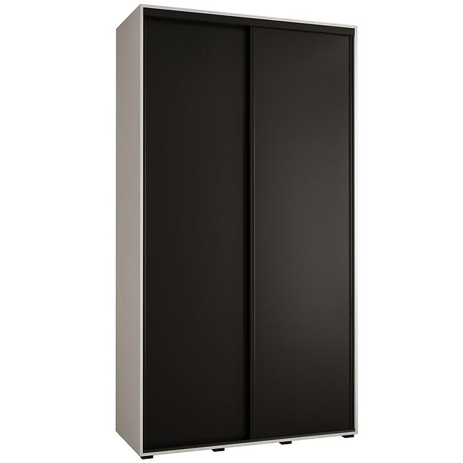 Schrank 45 Canaris 1 130 weiß/schwarz/schwarz
