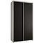 Schrank 45 Canaris 1 130 weiß/schwarz/silver