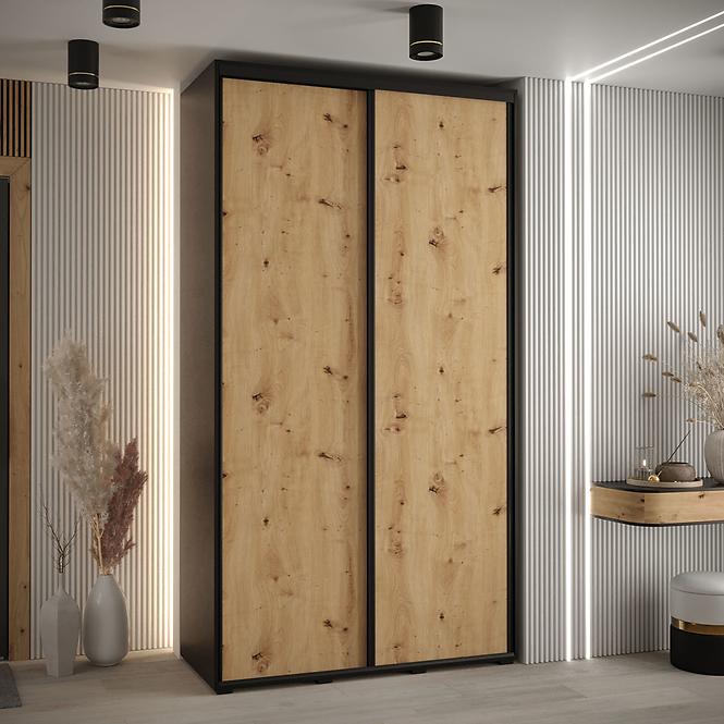 Schrank 45 Canaris 1 130 schwarz/artisan/schwarz