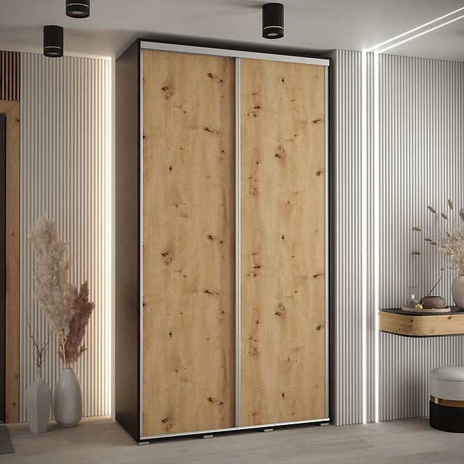 Schrank 45 Canaris 1 130 schwarz/artisan/silver