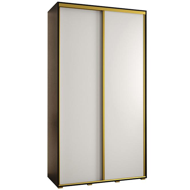 Schrank 45 Canaris 1 130 schwarz/weiß/gold