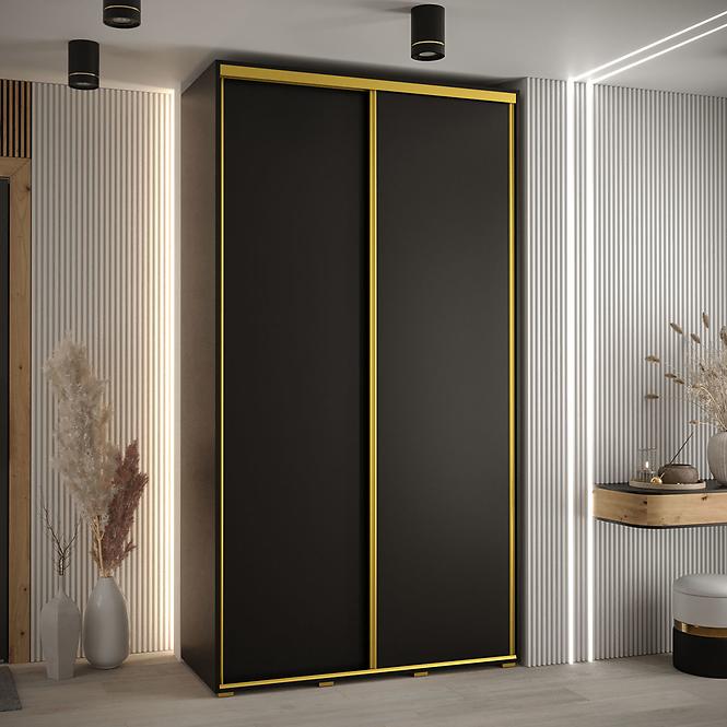 Schrank 45 Canaris 1 130 schwarz/gold