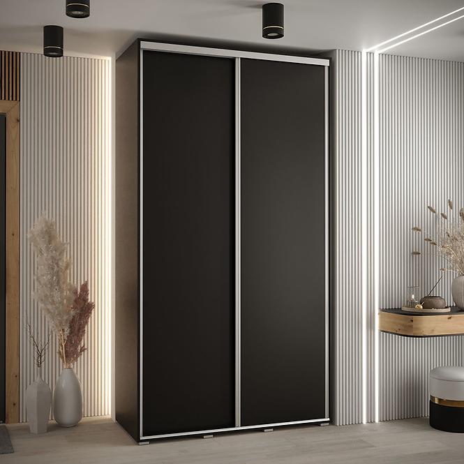 Schrank 45 Canaris 1 130 schwarz/silver