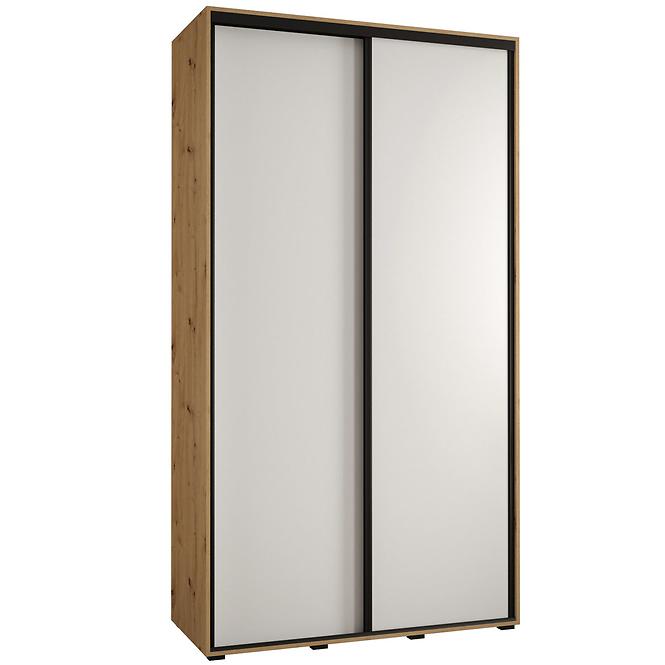 Schrank 45 Canaris 1 140 artisan/weiß/schwarz