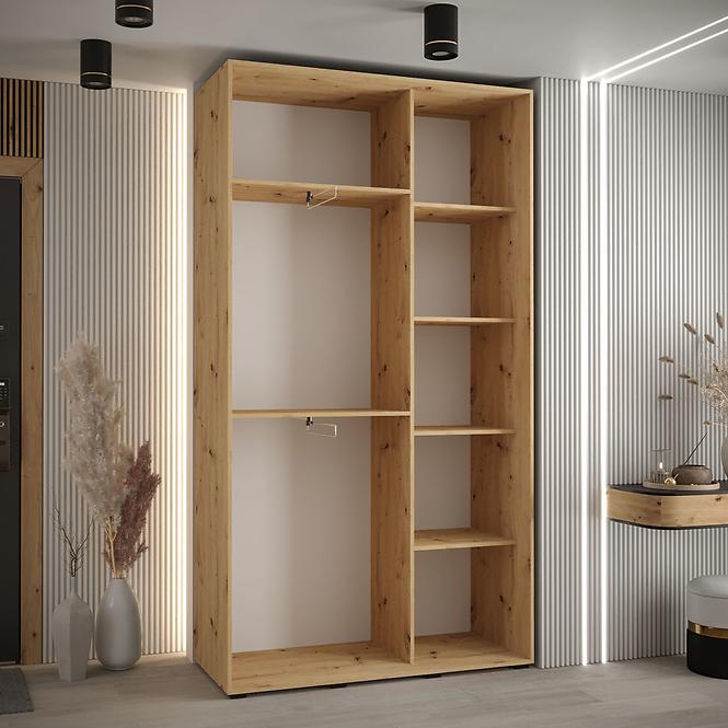 Schrank 45 Canaris 1 140 artisan/schwarz/schwarz