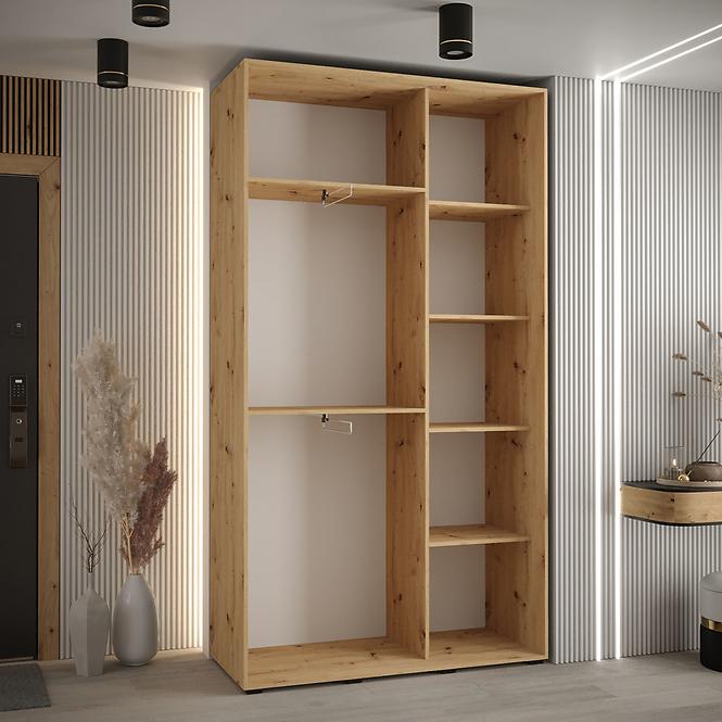 Schrank 45 Canaris 1 140 artisan/schwarz/silver