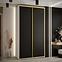Schrank 45 Canaris 1 140 weiß/schwarz/gold,5