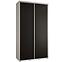 Schrank 45 Canaris 1 140 weiß/schwarz/silver
