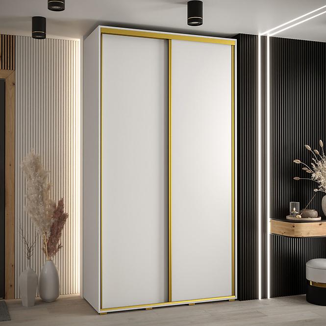 Schrank 45 Canaris 1 140 weiß/gold