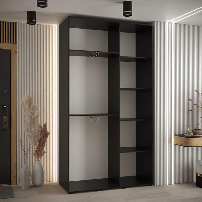 Schrank 45 Canaris 1 140 schwarz/artisan/schwarz