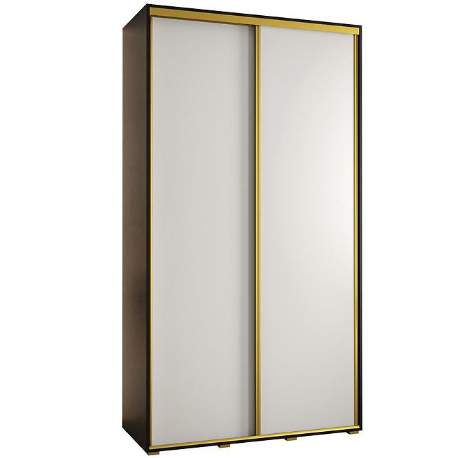 Schrank 45 Canaris 1 140 schwarz/weiß/gold
