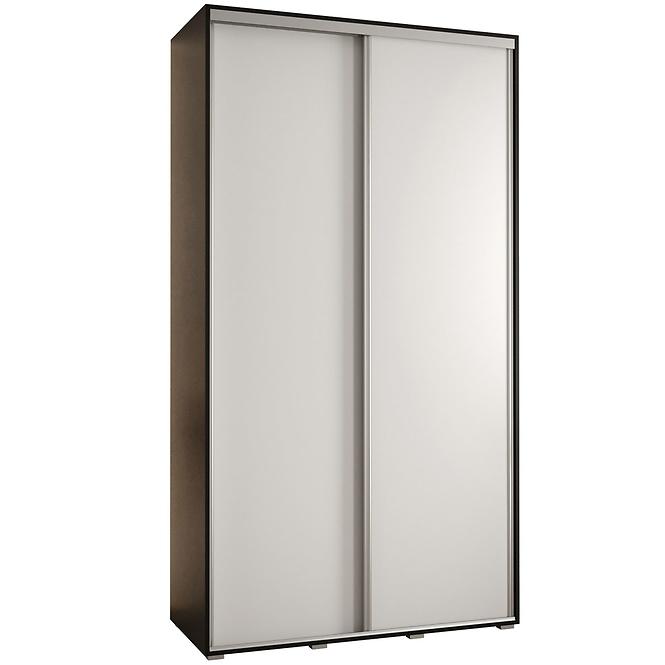 Schrank 45 Canaris 1 140 schwarz/weiß/silver