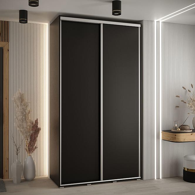 Schrank 45 Canaris 1 140 schwarz/silver