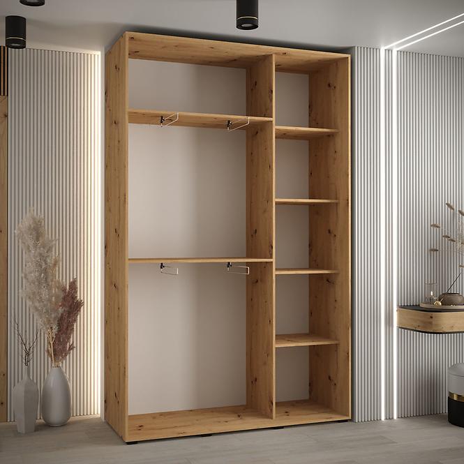 Schrank 45 Canaris 1 150 artisan/weiß/schwarz