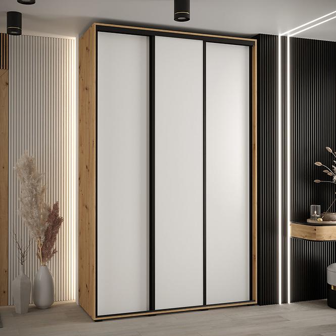 Schrank 45 Canaris 1 150 artisan/weiß/schwarz