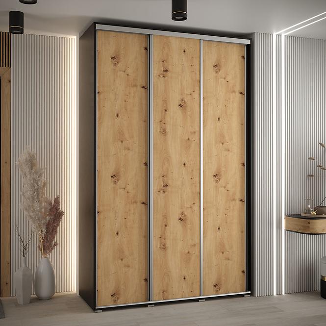 Schrank 45 Canaris 1 150 schwarz/artisan/silver