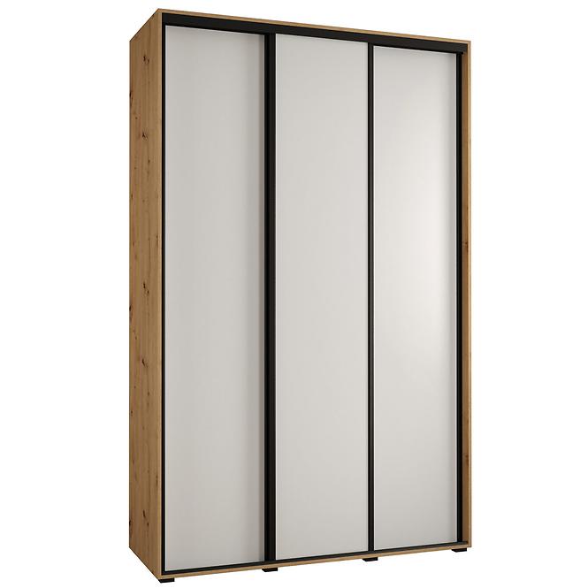 Schrank 45 Canaris 1 160 artisan/weiß/schwarz