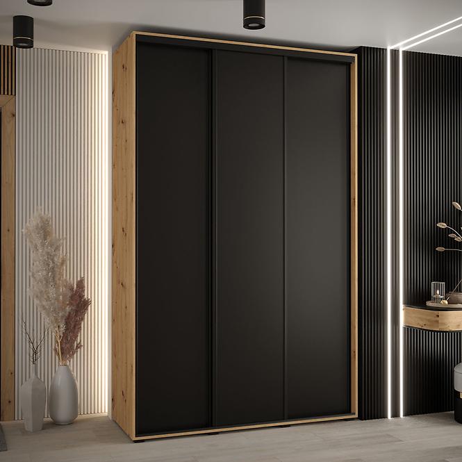 Schrank 45 Canaris 1 160 artisan/schwarz/schwarz