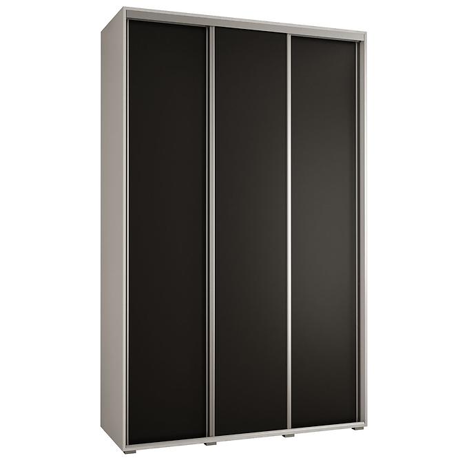 Schrank 45 Canaris 1 160 weiß/schwarz/silver