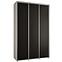 Schrank 45 Canaris 1 160 weiß/schwarz/silver