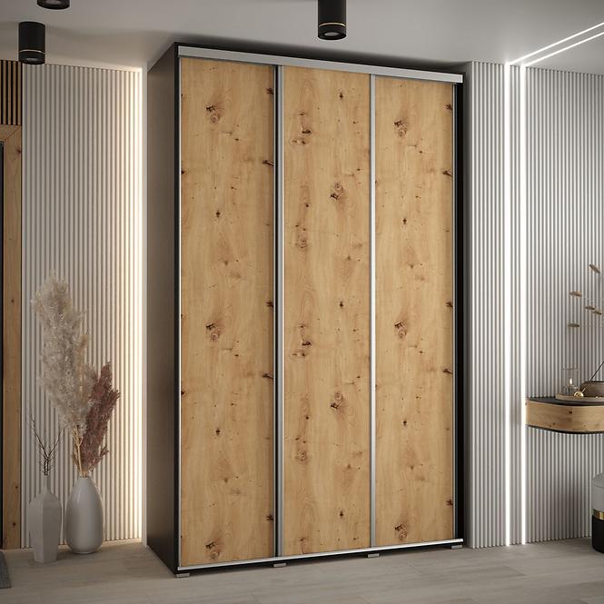 Schrank 45 Canaris 1 160 schwarz/artisan/silver