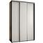 Schrank 45 Canaris 1 160 schwarz/weiß/silver
