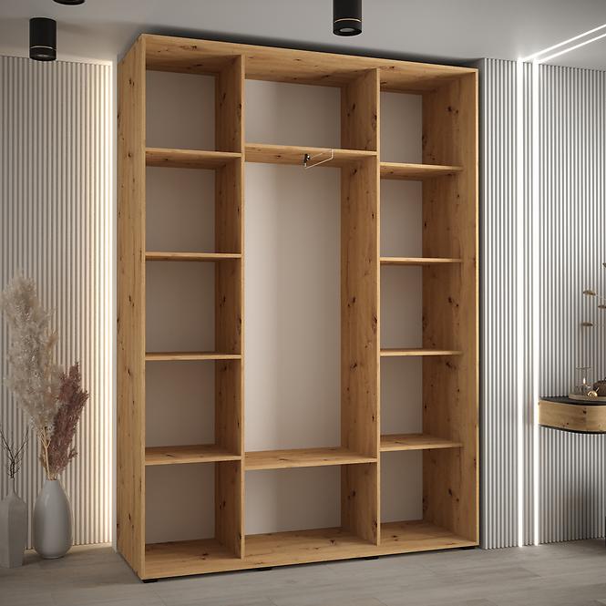 Schrank 45 Canaris 1 170 artisan/schwarz/schwarz