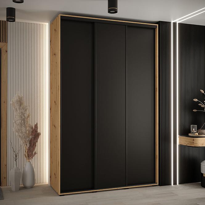 Schrank 45 Canaris 1 170 artisan/schwarz/schwarz