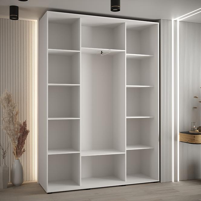 Schrank 45 Canaris 1 170 weiß/artisan/schwarz