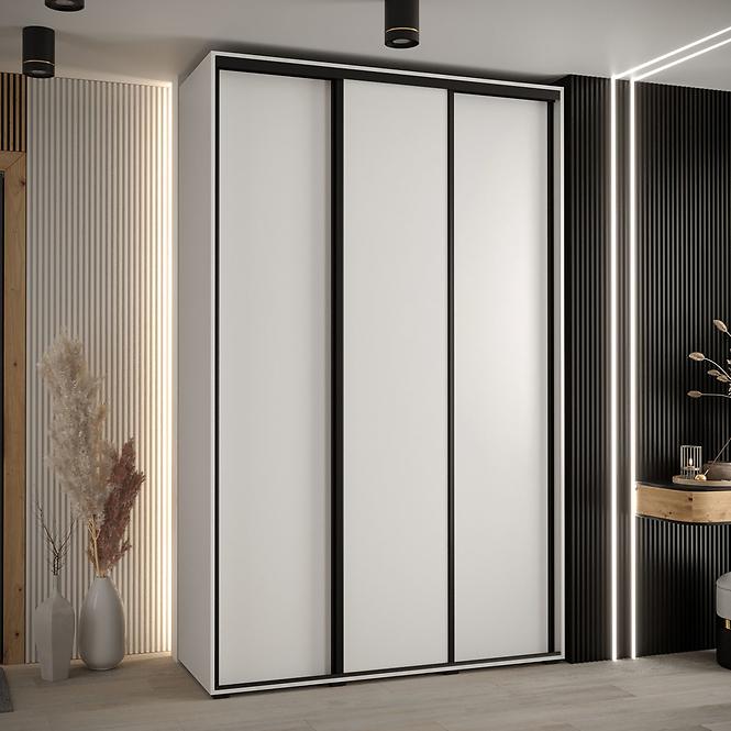 Schrank 45 Canaris 1 170 weiß/schwarz