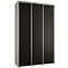 Schrank 45 Canaris 1 170 weiß/schwarz/silver