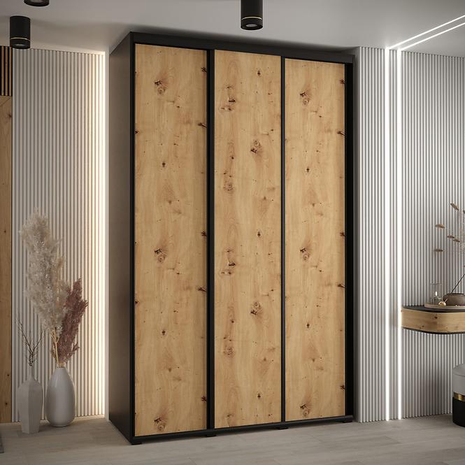 Schrank 45 Canaris 1 170 schwarz/artisan/schwarz