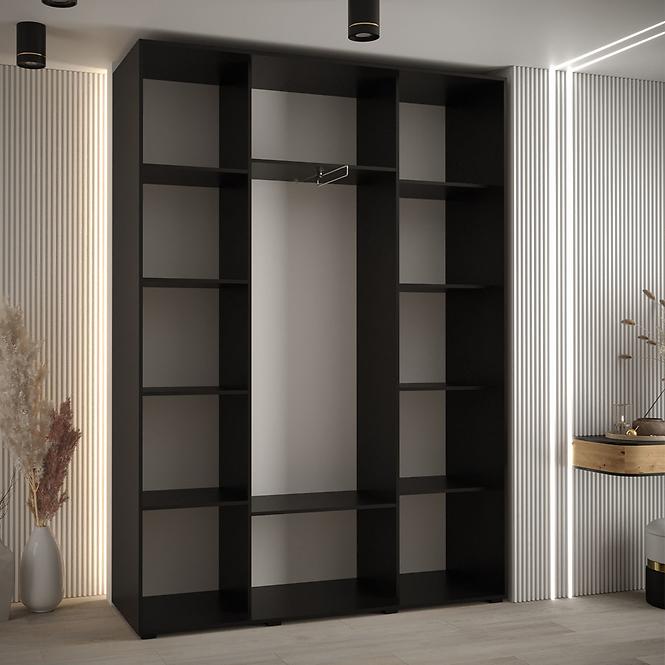 Schrank 45 Canaris 1 170 schwarz/weiß/gold