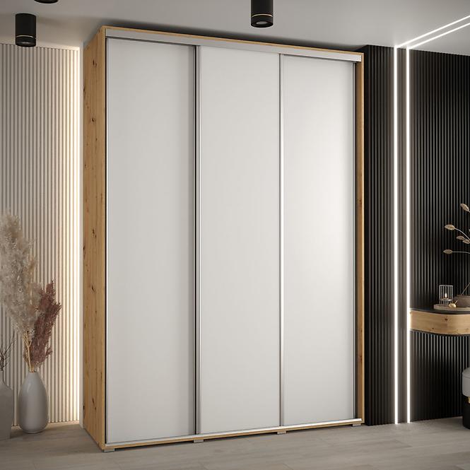 Schrank 45 Canaris 1 180 artisan/weiß/silver