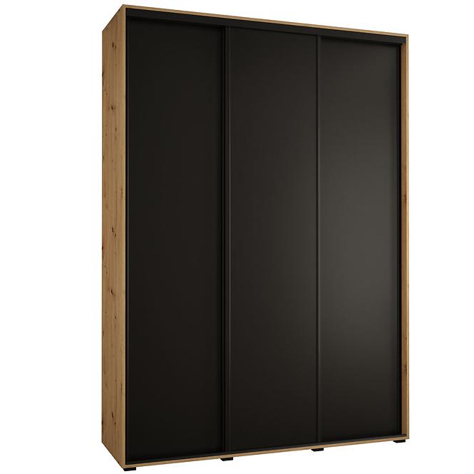 Schrank 45 Canaris 1 180 artisan/schwarz/schwarz