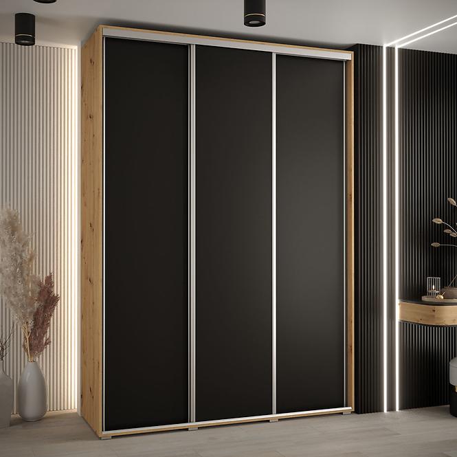 Schrank 45 Canaris 1 180 artisan/schwarz/silver