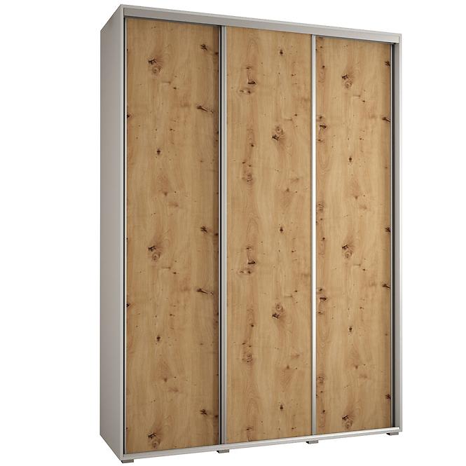 Schrank 45 Canaris 1 180 weiß/artisan/silver