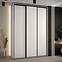 Schrank 45 Canaris 1 180 weiß/schwarz,5