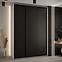 Schrank 45 Canaris 1 180 weiß/schwarz/schwarz,5