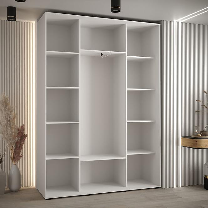 Schrank 45 Canaris 1 180 weiß/gold