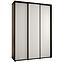 Schrank 45 Canaris 1 180 schwarz/weiß/schwarz