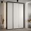 Schrank 45 Canaris 1 180 schwarz/weiß/silver,5