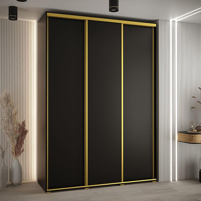 Schrank 45 Canaris 1 180 schwarz/gold