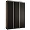 Schrank 45 Canaris 1 180 schwarz/silver