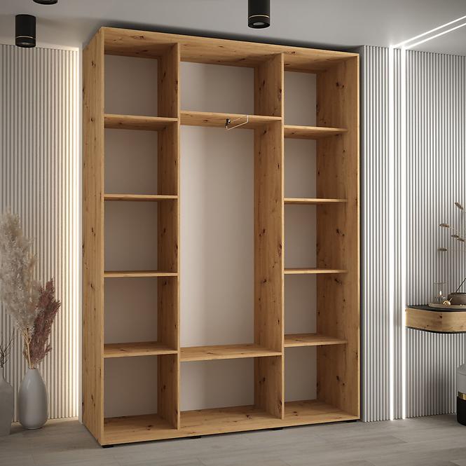 Schrank 45 Canaris 1 190 artisan/schwarz/schwarz