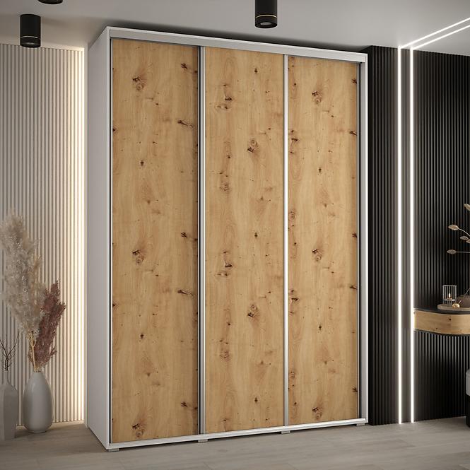 Schrank 45 Canaris 1 190 weiß/artisan/silver