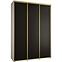 Schrank 45 Canaris 1 190 weiß/schwarz/gold