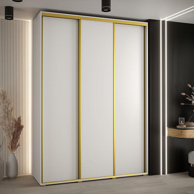 Schrank 45 Canaris 1 190 weiß/gold