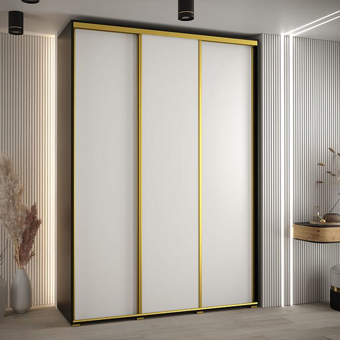 Schrank 45 Canaris 1 190 schwarz/weiß/gold