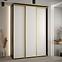 Schrank 45 Canaris 1 190 schwarz/weiß/gold,5